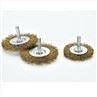 Crimped Brass Steel Wire Wheel Brush